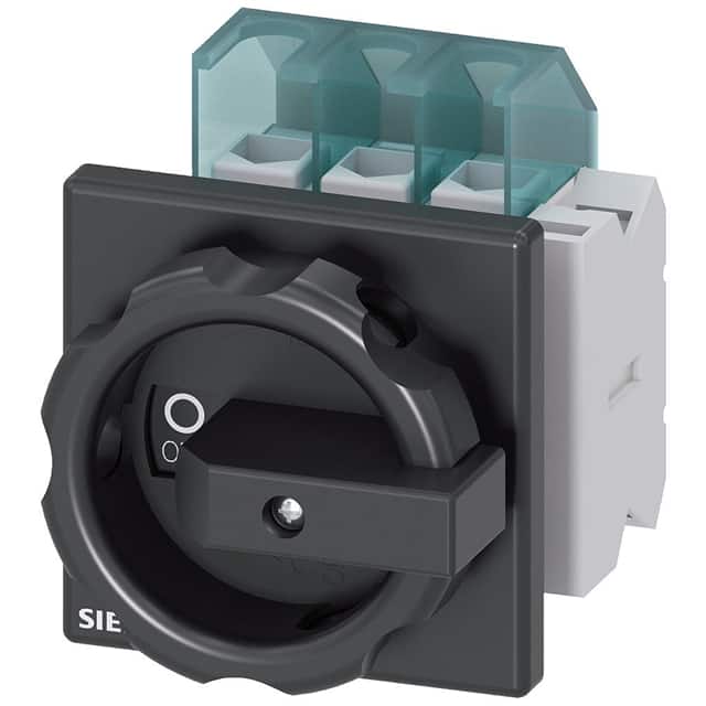 3LD2203-1TP51 DISC SW 32A ROT HDL 4HOLE BLK 3P