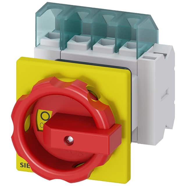 3LD2154-2EP53 DISC SW 25A ROT HDL 1HOLE R/Y 4P