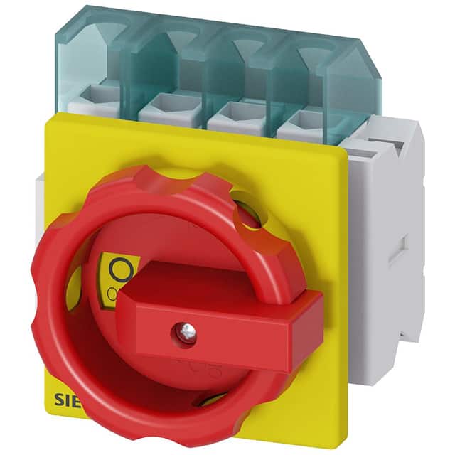 3LD2103-2EP53 DISC SW 25A ROT HDL 4HOLE R/Y 4P