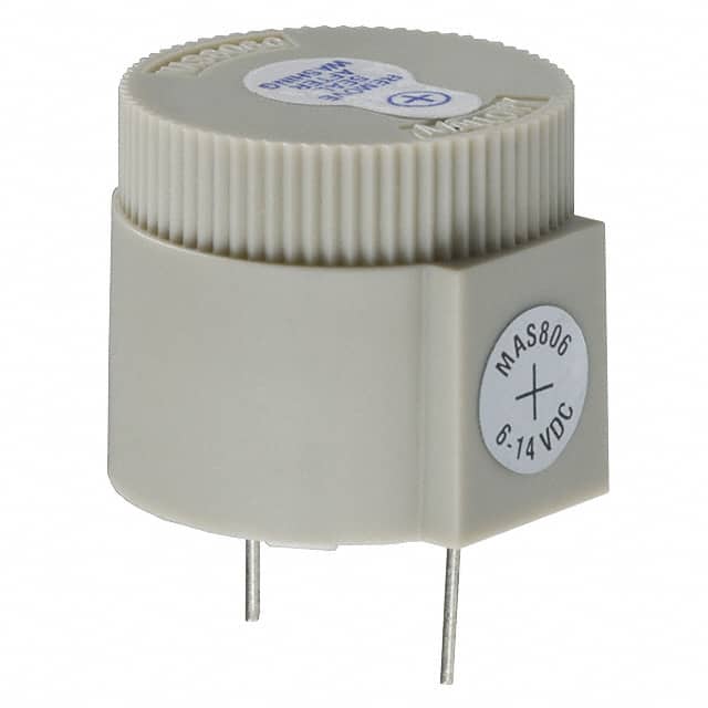MAS806SQ BUZZER PIEZO 12V 26MM TH