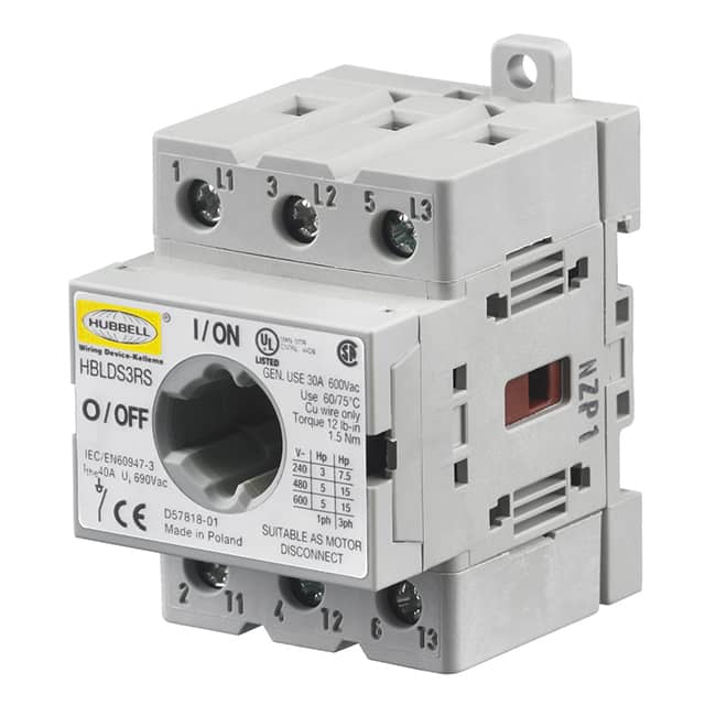 HBLDS3RS REP DISCO SWITCH, 30A,