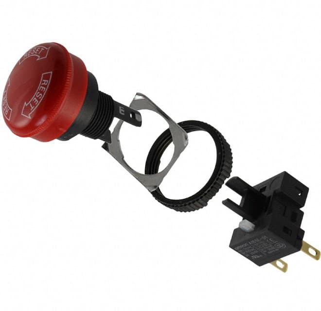 A165E-S-01 SWITCH PUSH SPST-NC 5A 125V