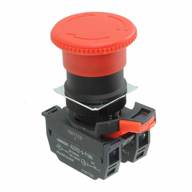 A22NE-M-P002-N SWITCH E-STOP SPST-NC 10A PUSH