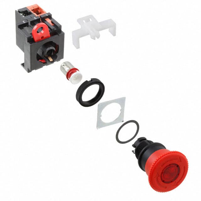 A22EL-M-12A-01 SWITCH PUSH SPST-NC 10A 110V