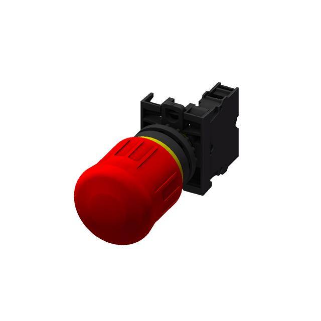 M22E-PSF10-R E-STOP PB-PULLED-1A-RED