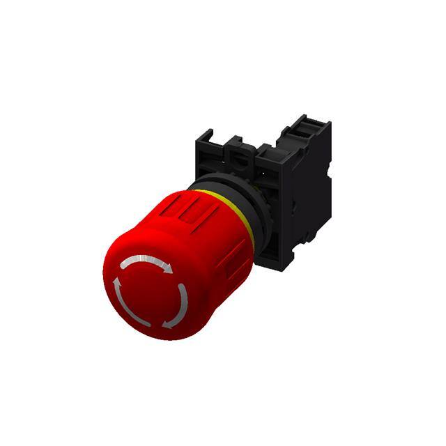 M22E-TSF10-R E-STOP PB-TWIST-1A-RED