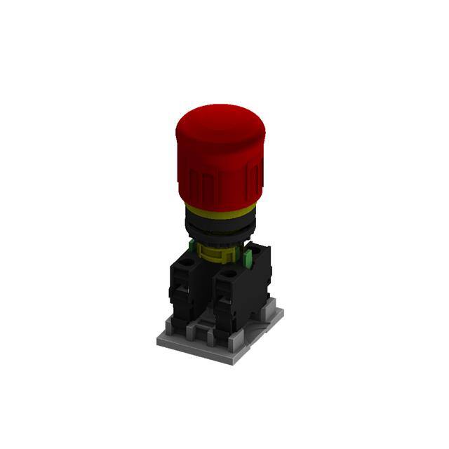 M22E-PSB20-R E-STOP PB-PULLED-2A-RED