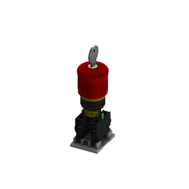 M22E-KSB02-R E-STOP PB-KEYED-2B-RED