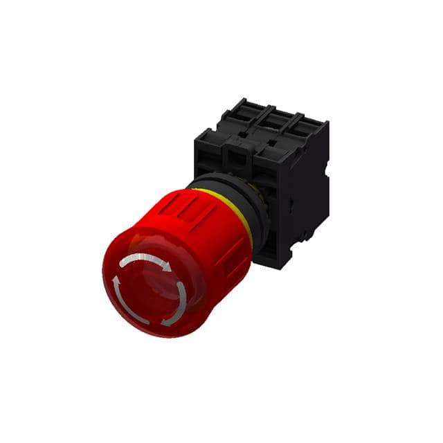 M22EL-TSF20-E230R E-STOP PB-TWIST-2A-LED-RED