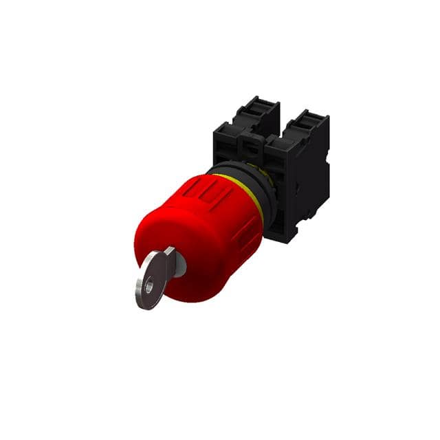 M22E-KSF02-R E-STOP PB-KEYED-2B-RED