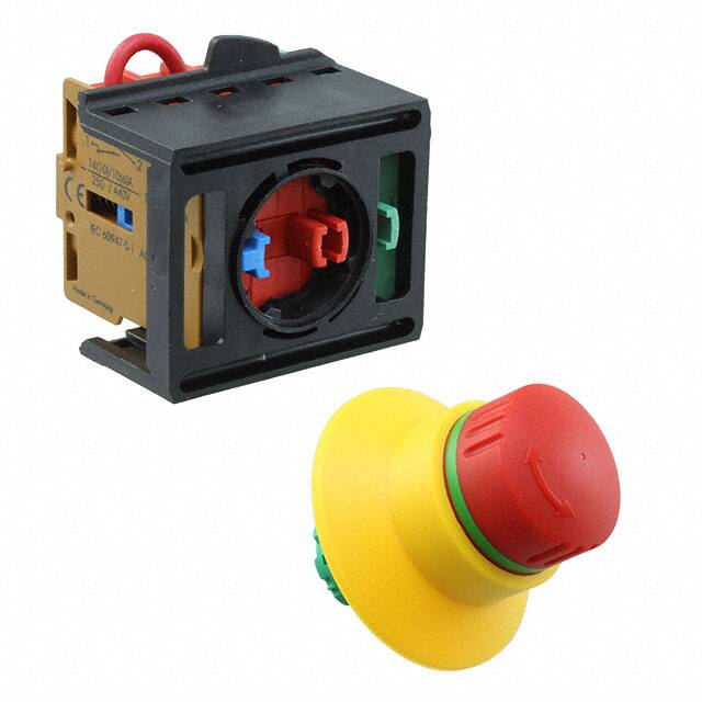 ES21-SB10G1 SWITCH PB E-STOP 2NC 1NO