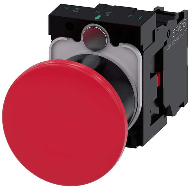 A6X30141900 MUSHROOM PUSHBUTTON. 40MM. RED