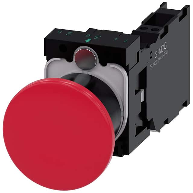 A6X30141586 MUSHROOM PUSHBUTTON. 40MM. RED