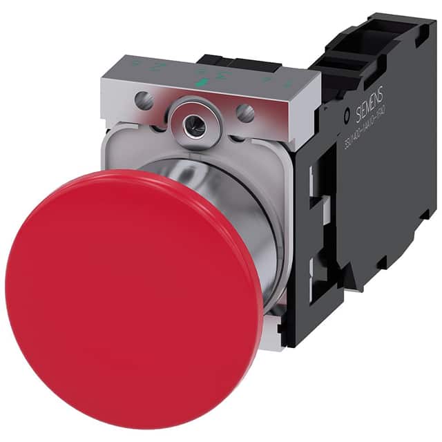 A6X30143127 MUSHROOM PUSHBUTTON. 40MM. RED