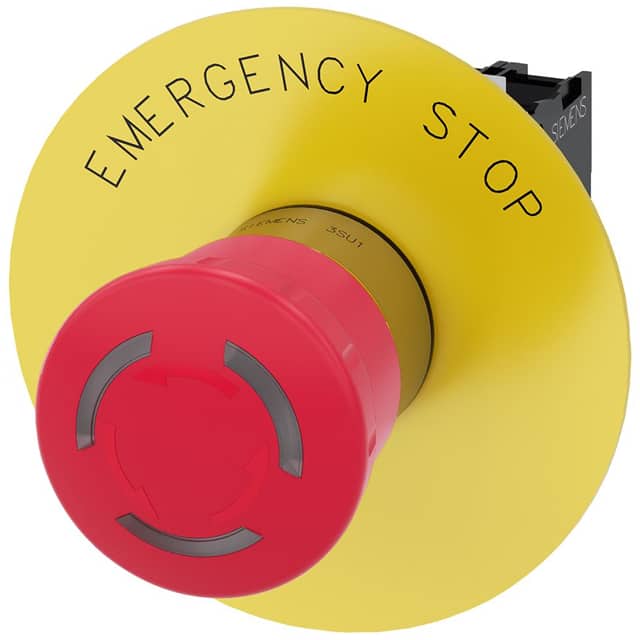 3SU1158-1HB20-1PT0 ILLUM E-STOP,TWIST REL, 24-240V