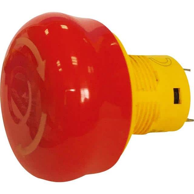 M6E-PS130R ESTOP-SPST.NC-30MM-RED