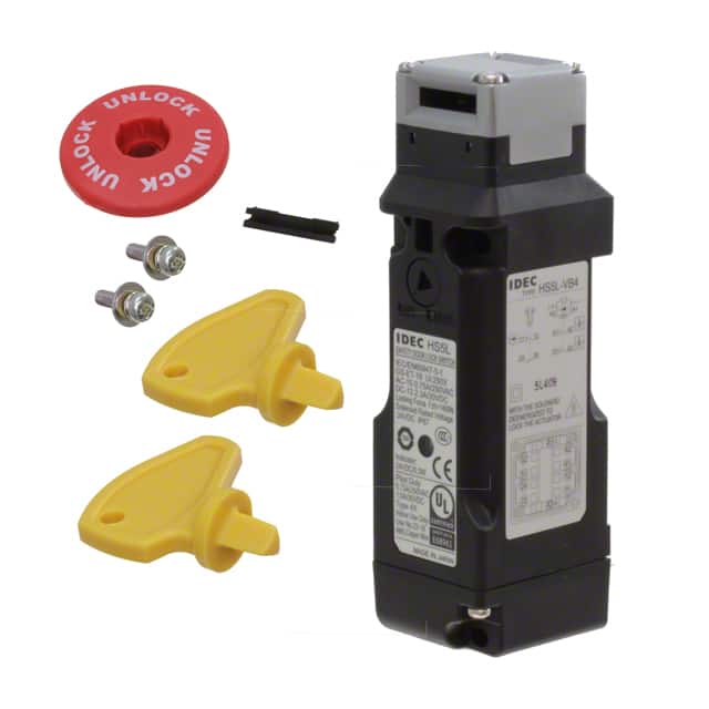 HS5L-VA44LM-G INTERLOCK SW 4P SPRING REAR UNLK