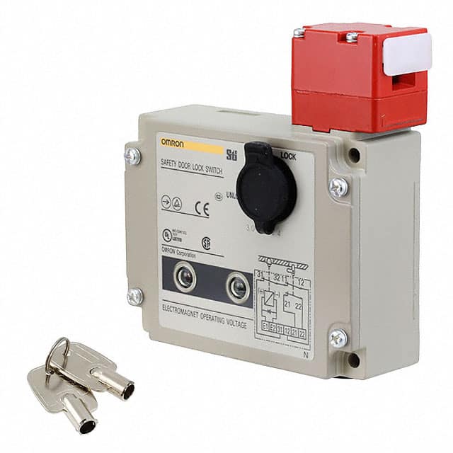 D4BL-4DRA-A SWITCH SAFETY DPST 6A 115V