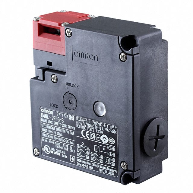 D4NL-2FFG-B SWITCH SAFETY 3PST 3A 240V