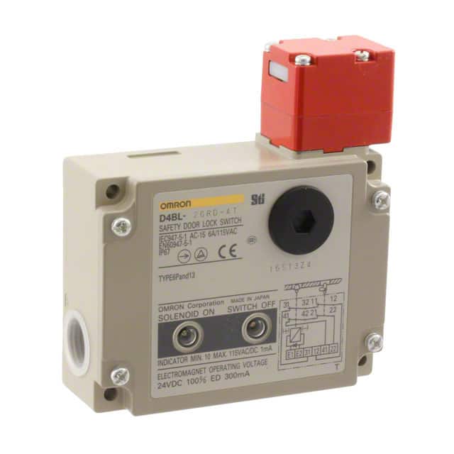 D4BL-2GRD-AT SWITCH SAFETY DPST-NC 6A 115V