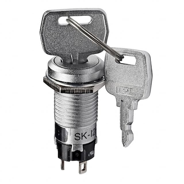 SK12BAW01/C-UL SWITCH KEYLOCK 2POS SPDT 3A 125V