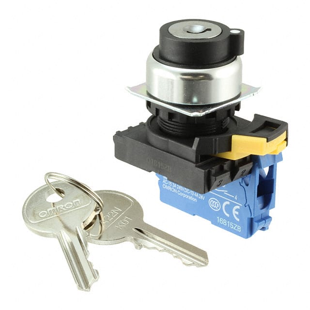 A22NK-2RM-01AA-G100 SWITCH KEYLCK 2POS SPST 10A 120V