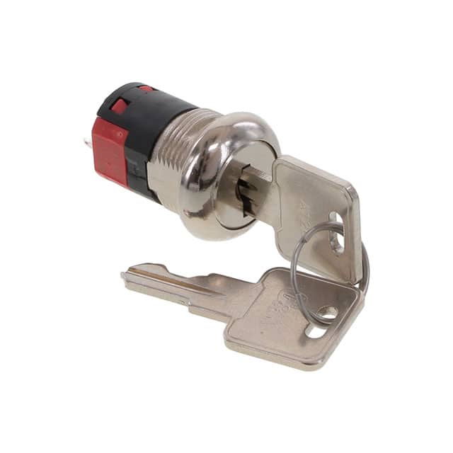 Y100822C203NQ SWITCH KEYLOCK 3POS SP3T 4A 125V