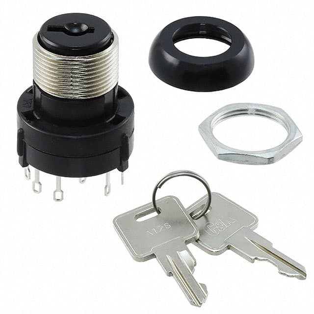 A3151U2A1SZRQE SWITCH KEYLK 3POS 3P3T 2.5A 125V