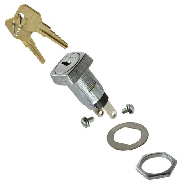 2SKF131AEL01 SWITCH KEYLOCK 2POS SPST 1A 120V