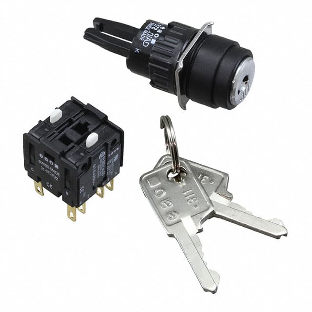 51-378.FAD SWITCH KEYLOCK 3POS 4PST 5A 250V