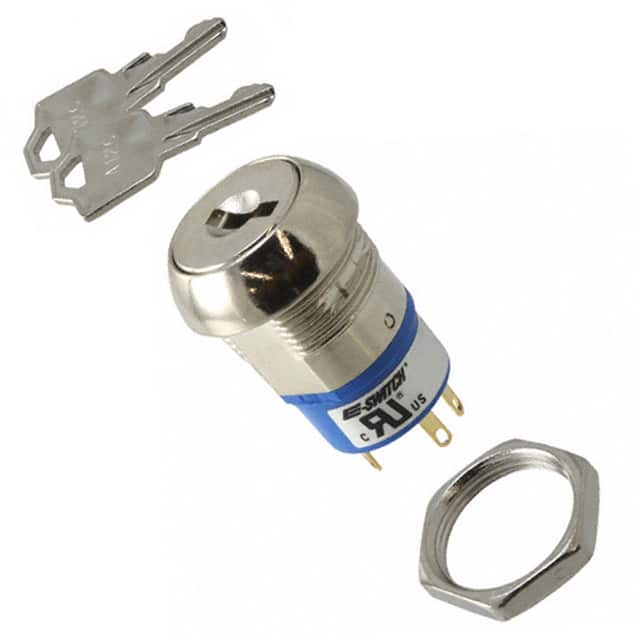 KO130RA126 SWITCH KEYLOCK 2POS SPDT 4A 125V
