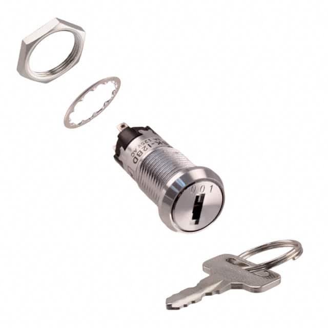 SK12BDW01 SWITCH KEYLOCK 2POS SPDT 3A 125V