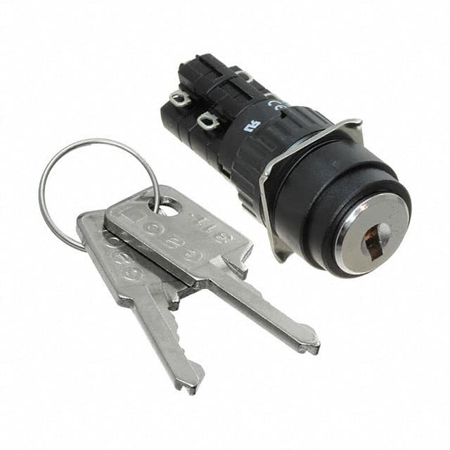 51-196.025D SWITCH KEYLOCK 2POS 4PST 5A 250V