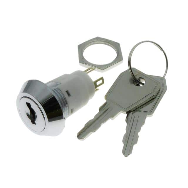 SW-R-K8-A KEYLOCK SWITCH, 16MM, PANEL MOUN