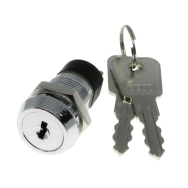 SW-R-K11B-A KEYLOCK SWITCH, 19MM, 4P PANEL M