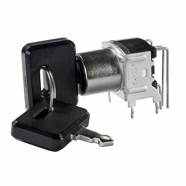 SK22AG30 SWITCH KEYLK 2POS DPDT 0.4VA 28V