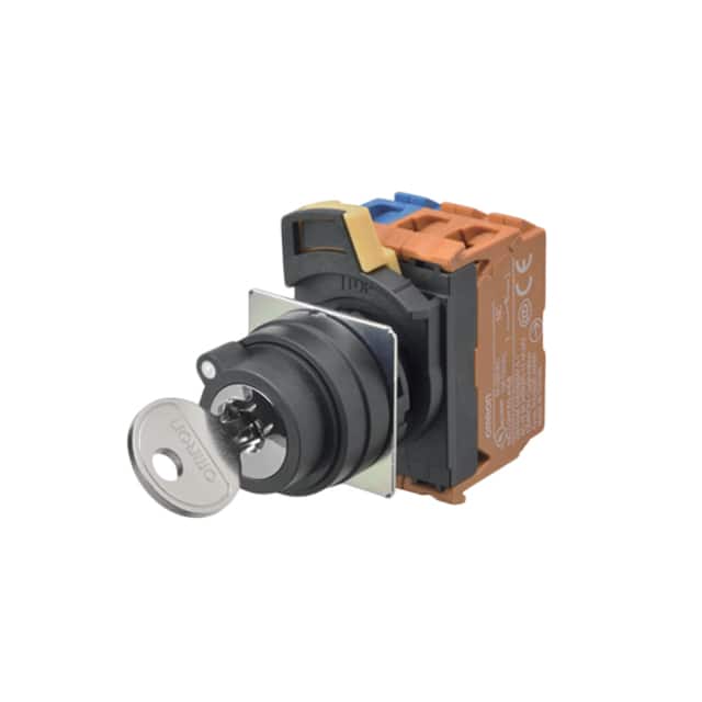 A22NK-2BM-01AA-G100 SWITCH KEYLCK 2POS SPST 10A 120V