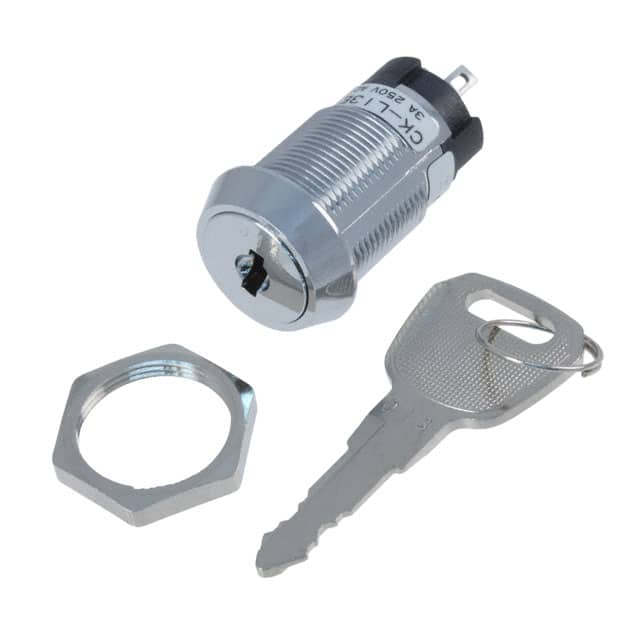 CKL13EFW01-013 SWITCH KEYLOCK 3POS SPDT 3A 250V