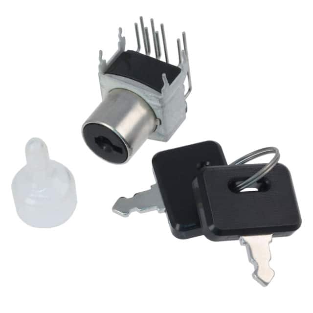 SK24DG30 SWITCH KEYLK 3POS DP3T 0.4VA 28V