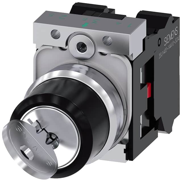 3SU11504BF013PA0 KEY SW, 2POS, MTND, KEY REMOVAL