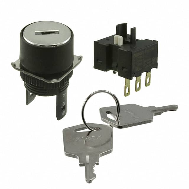 A165K-T2AL-1 SWITCH KEYLOCK 2POS SPDT 5A 125V