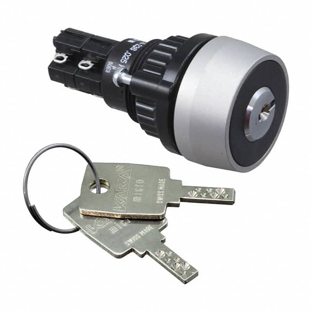 14-236.025K SWITCH KEYLOCK 2POS 4PST 5A 250V