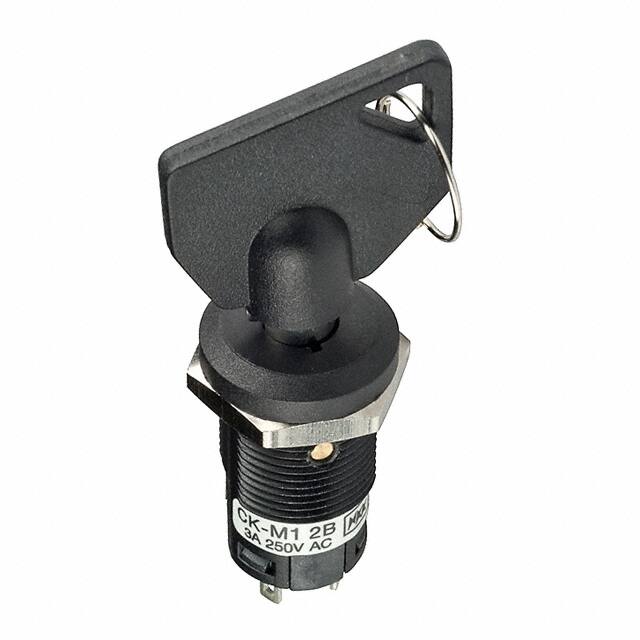 CKM12BTW01-020 SWITCH KEYLOCK 2POS SPDT 3A 250V