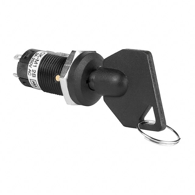 CKM12BTW01-025 SWITCH KEYLOCK 2POS SPDT 3A 250V