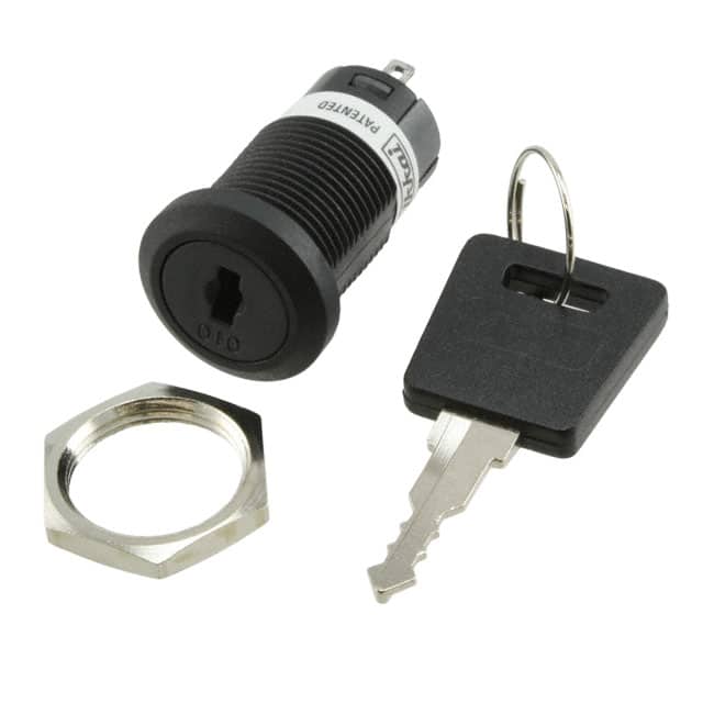 CKM12BFW01-010 SWITCH KEYLOCK 2POS SPDT 3A 250V
