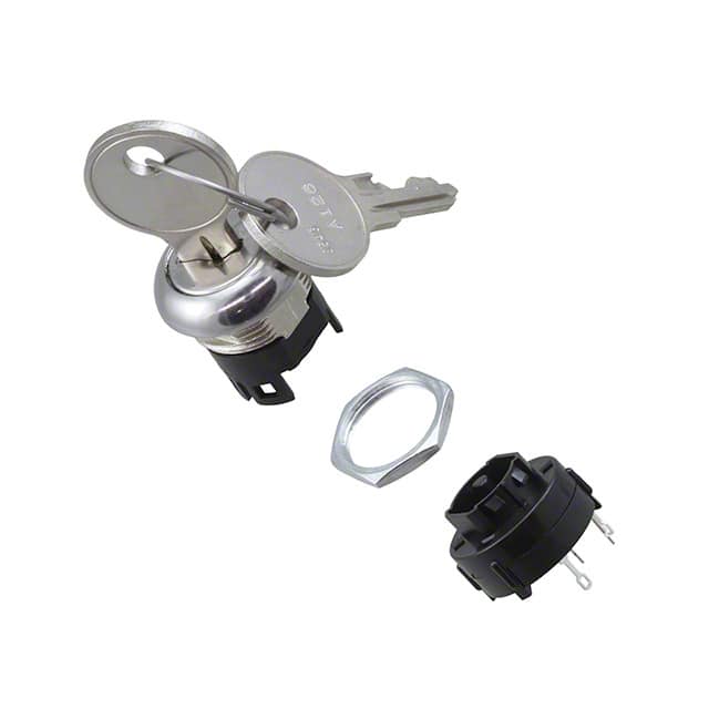 A115132Y2NZNQ SWITCH KEYLK 3POS SP3T 2.5A 125V