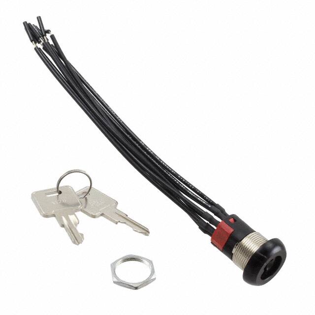 Y2001U2C8WCRQ SWITCH KEYLOCK 3POS DP3T 4A 125V