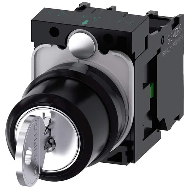 3SU11004BL111NA0 KEY SW, 3POS, MTND, KEY REMOVAL