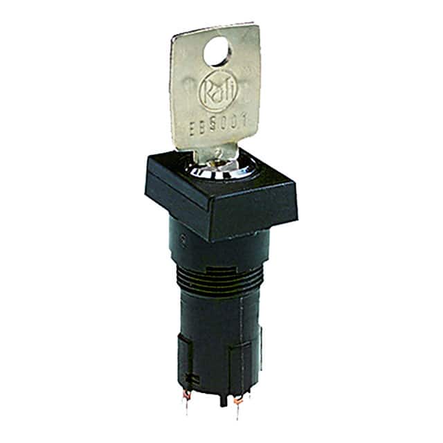 1.10119.4670000 SWITCH KEYLOCK SP3T 0.1A 35V