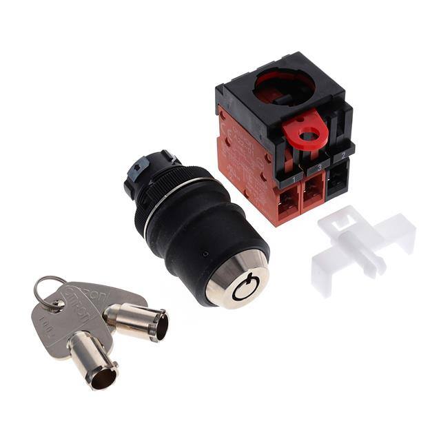 A22TK-2RL-12-K02 SWITCH KEYLCK 2POS DPST 10A 110V